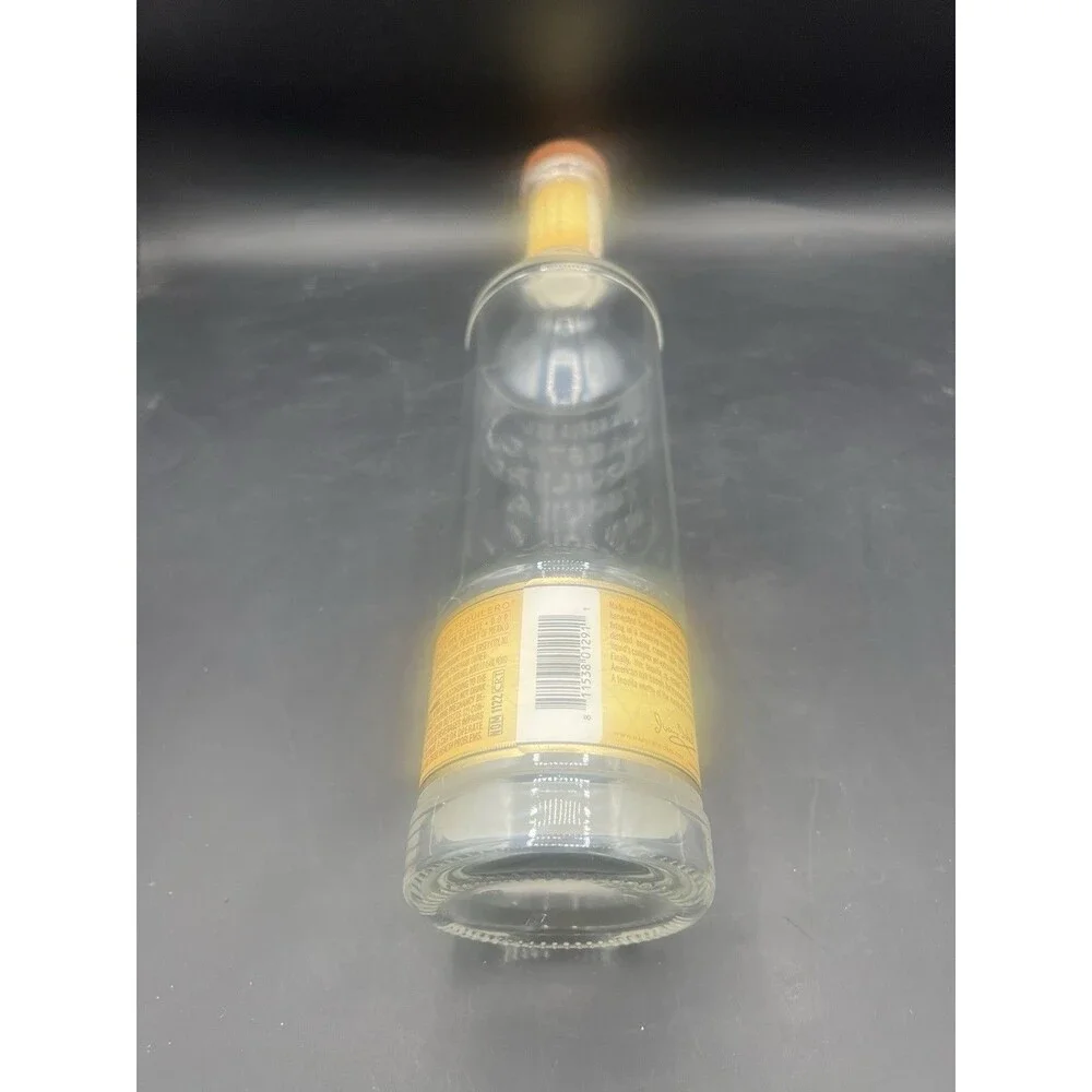 Maestro Dobel Reposado Empty Tequila Bottle 750ml Frosted Glass Bar Decor
